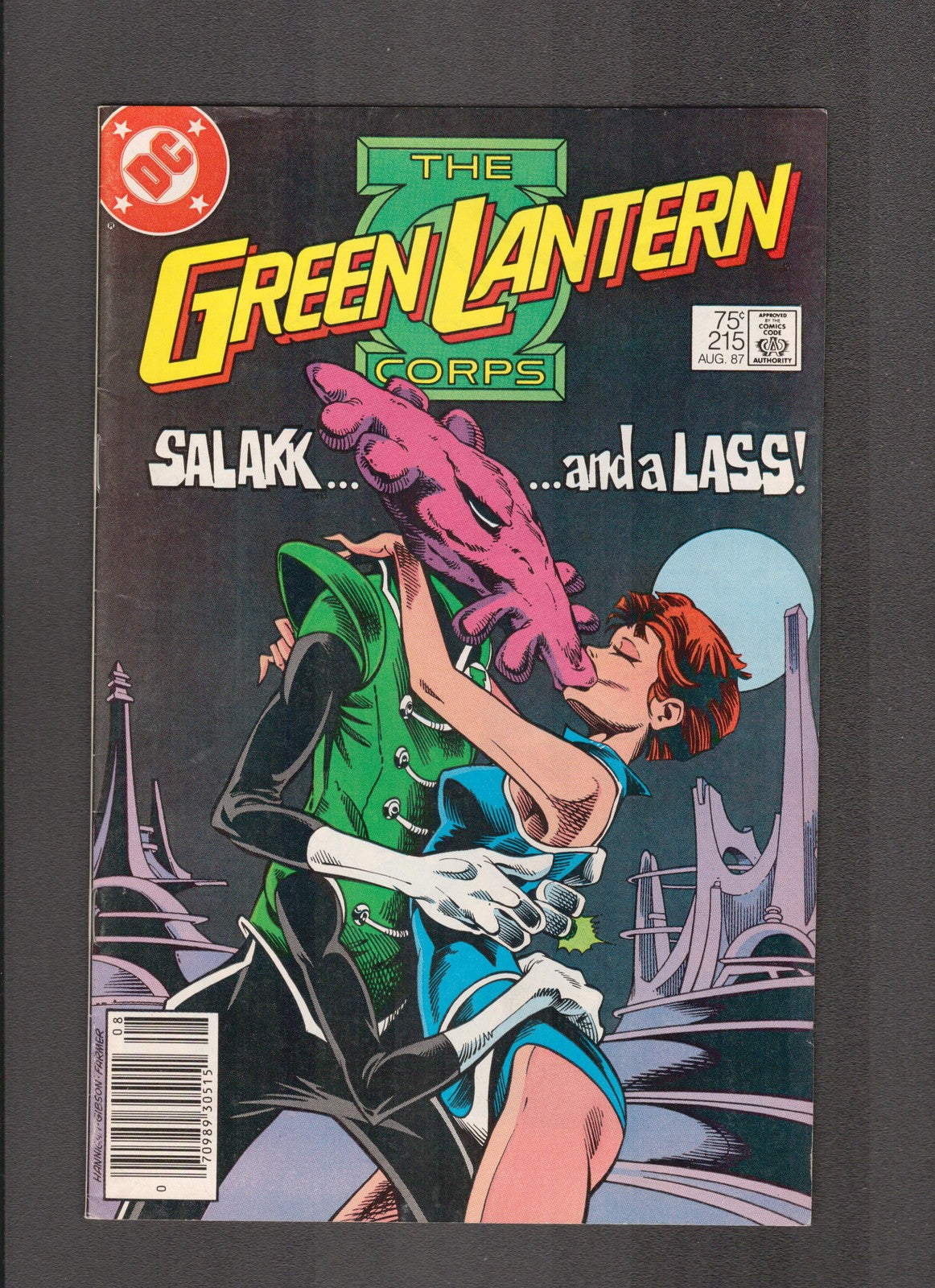 Green Lantern Corps #215 (1987) Newsstand DC Comics