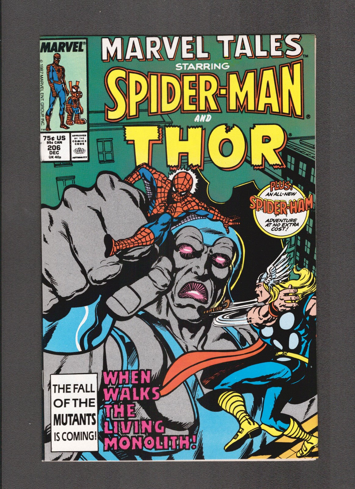 Marvel Tales #206 (1987) Spider-Man & Thor Marvel Comics