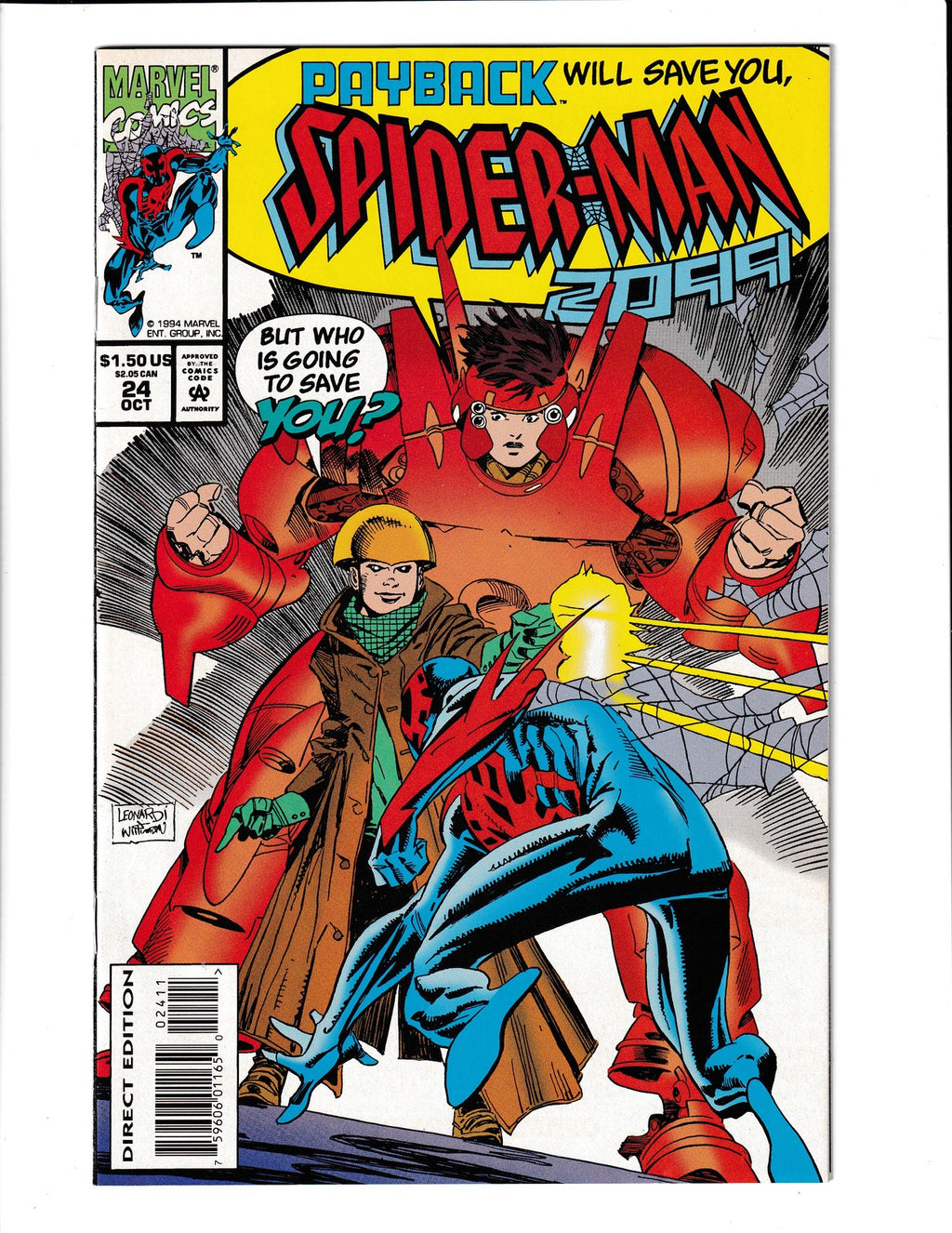 Spider-Man 2099 #24 (1994) Rick Leonardi Marvel Comics