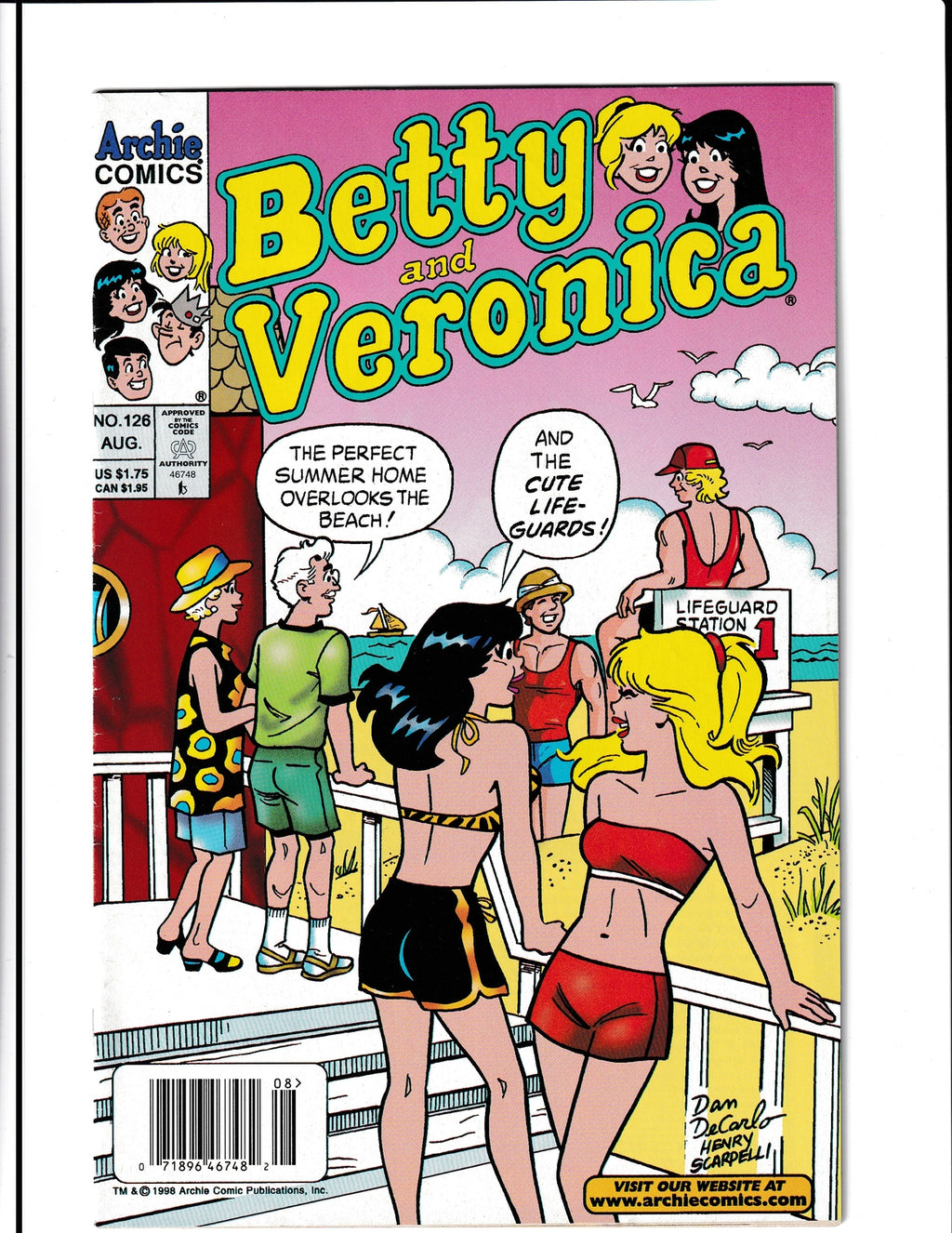Betty and Veronica #126 (1998) Archie Comics