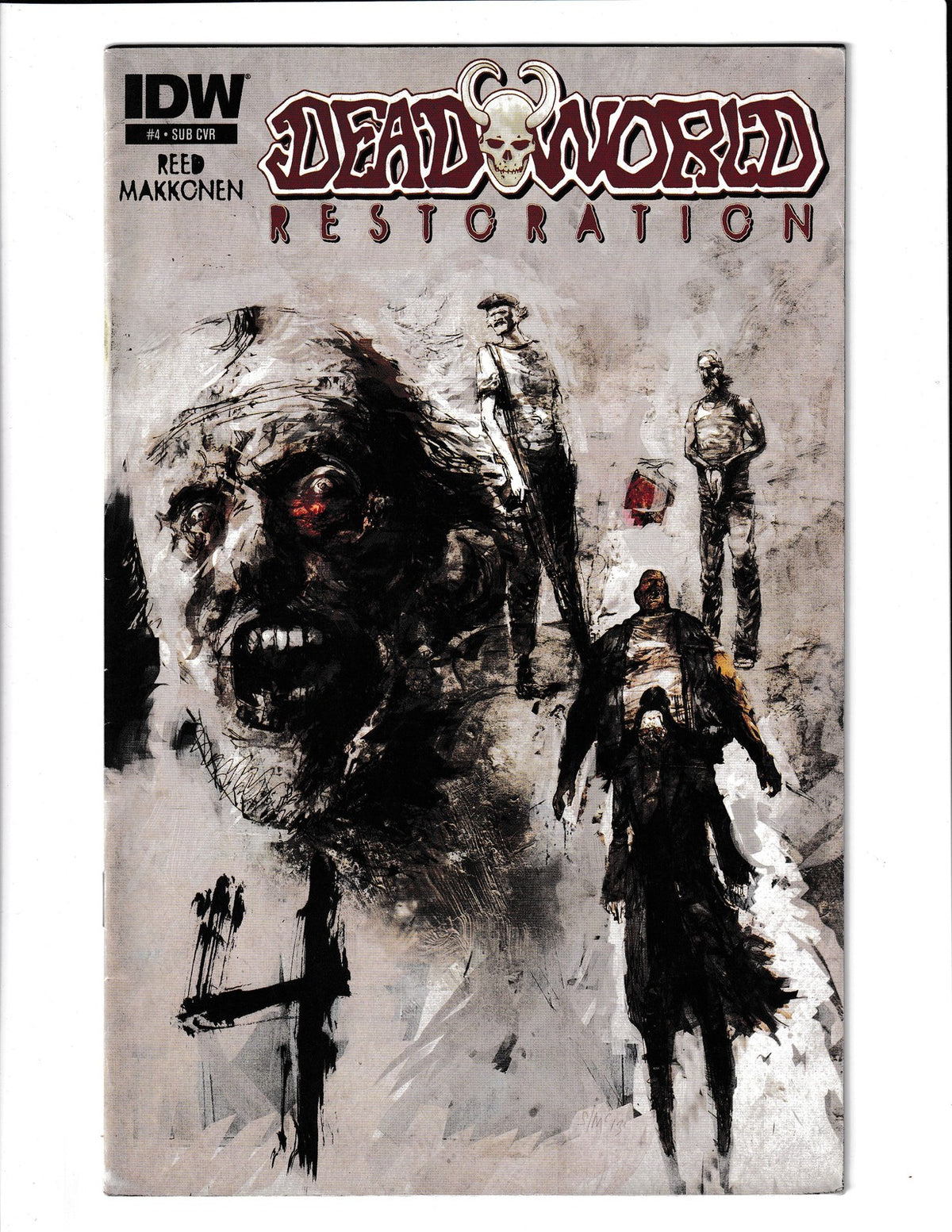 Dead World: Restoration #4B (2014) Makkonen Subscription Cover IDW Comics