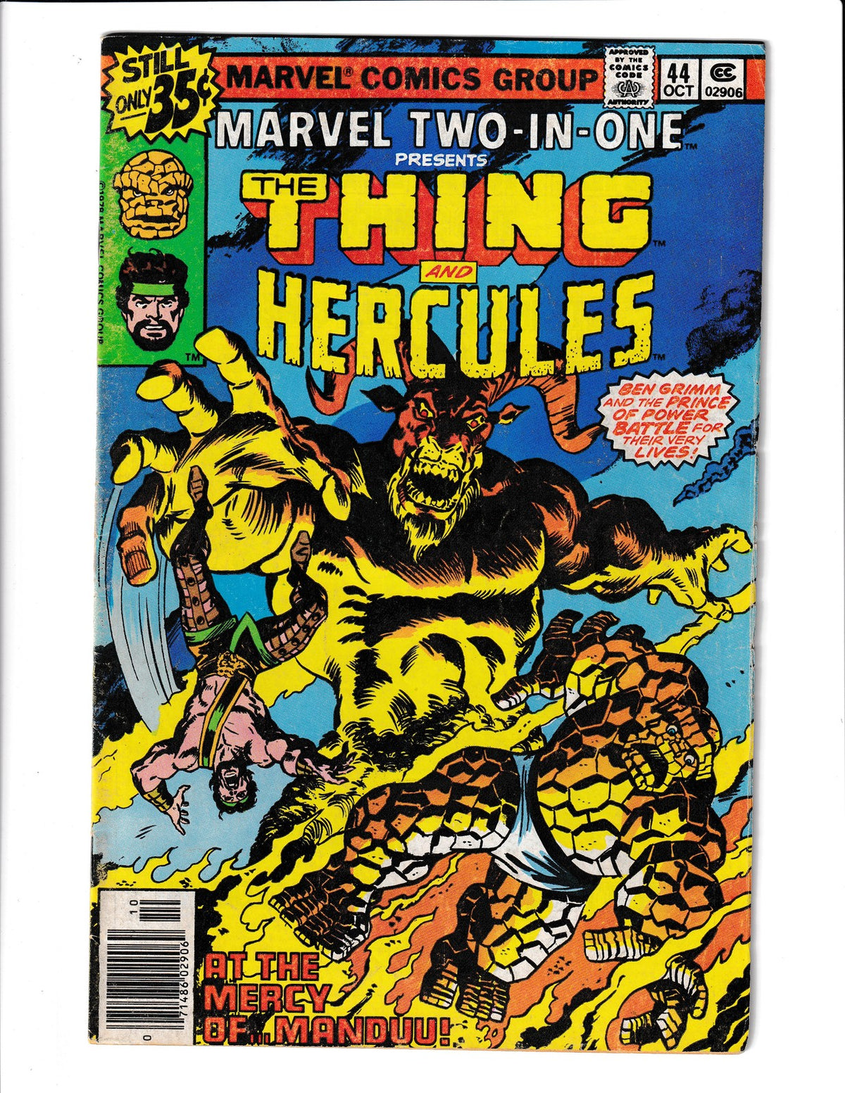 Marvel Two-In One #44 (1978) Thing and Hercules Marvel Comics