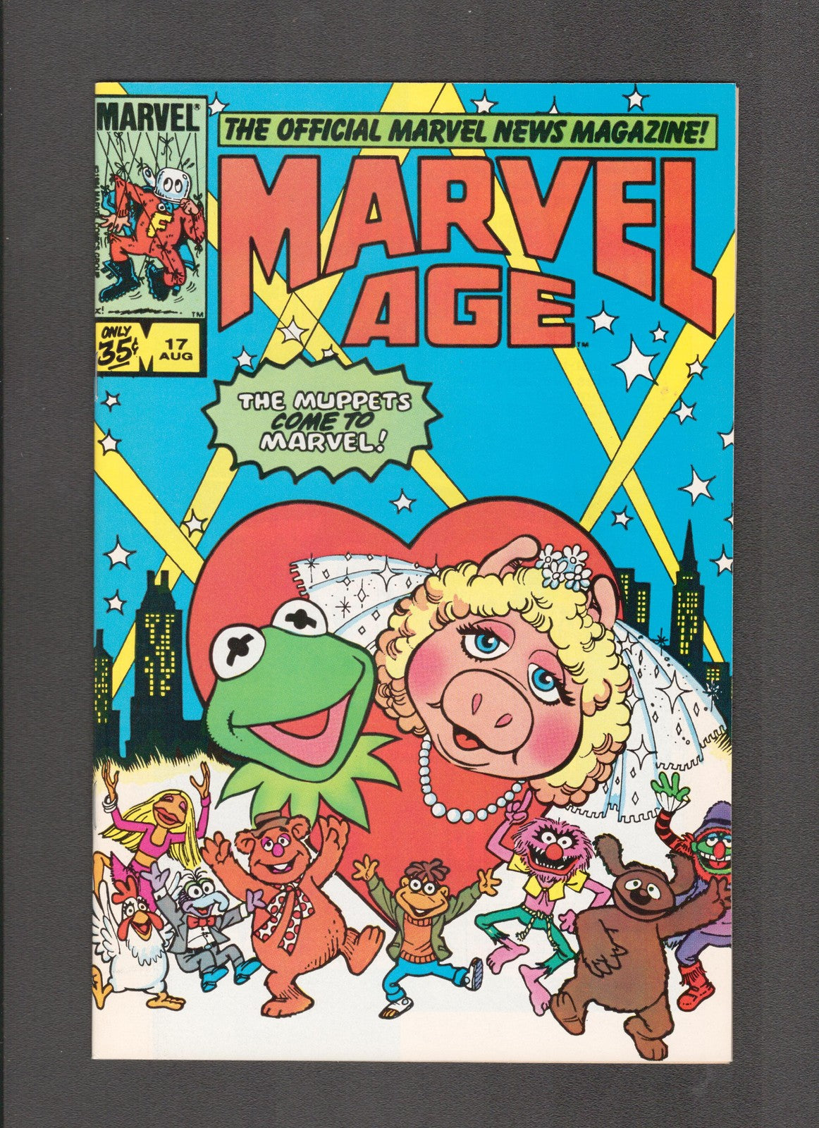 Marvel Age #17 (1984) Muppets Come to Marvel Comics