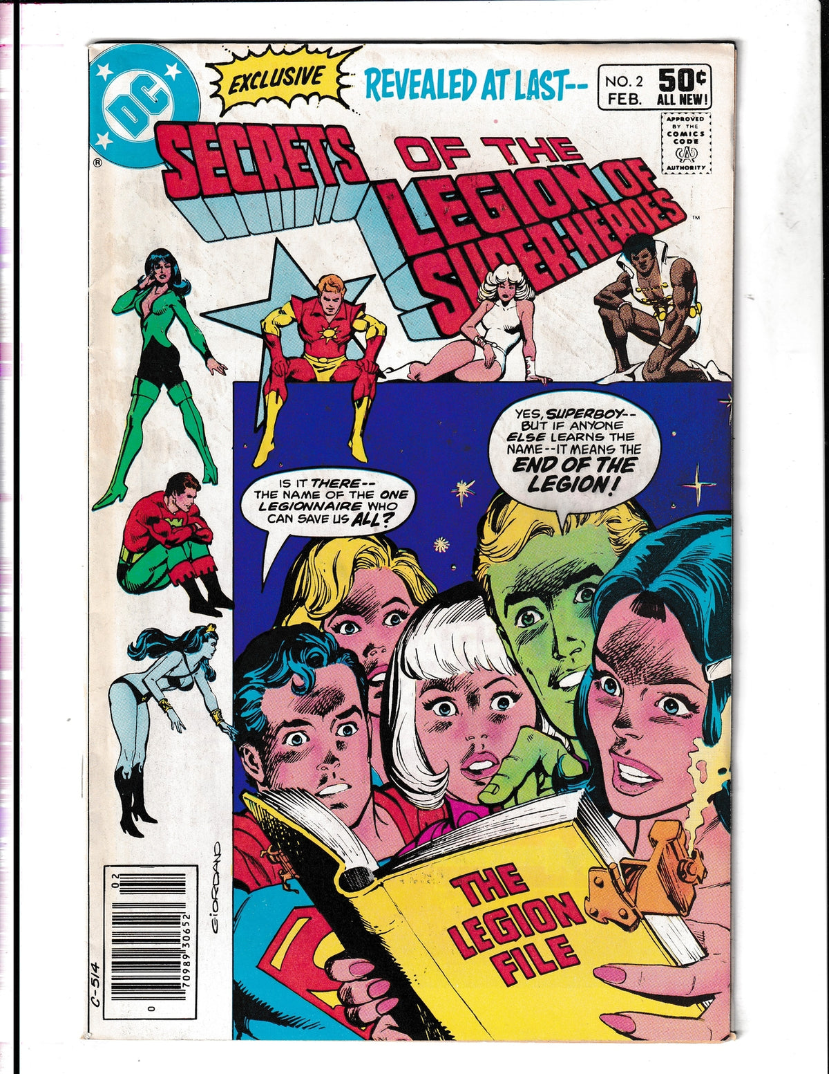 Secret of the Legion of Superheroes #2 (1981) DC Comics