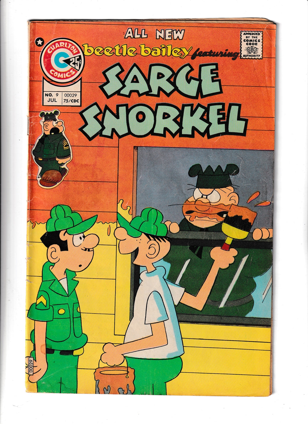 Sarge Snorkel #9 (1975) Charlton Comics