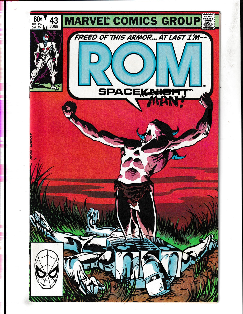 ROM #43 (1983) SpaceKnight Marvel Comics
