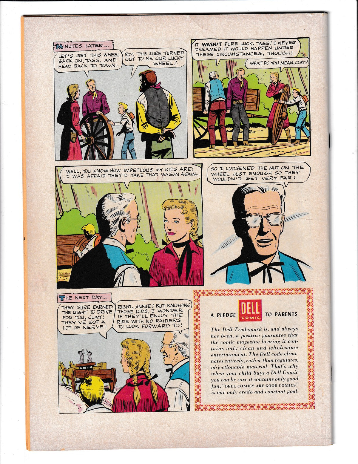 Annie Oakley and Tagg #7 (1956) Dell Comics