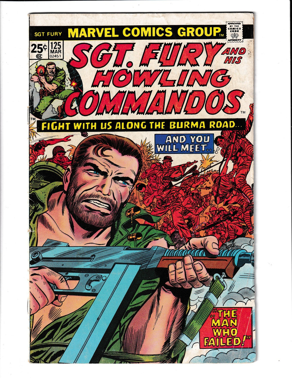 Sgt. Fury and His Howling Commandos #125 (1975) Marvel Comics