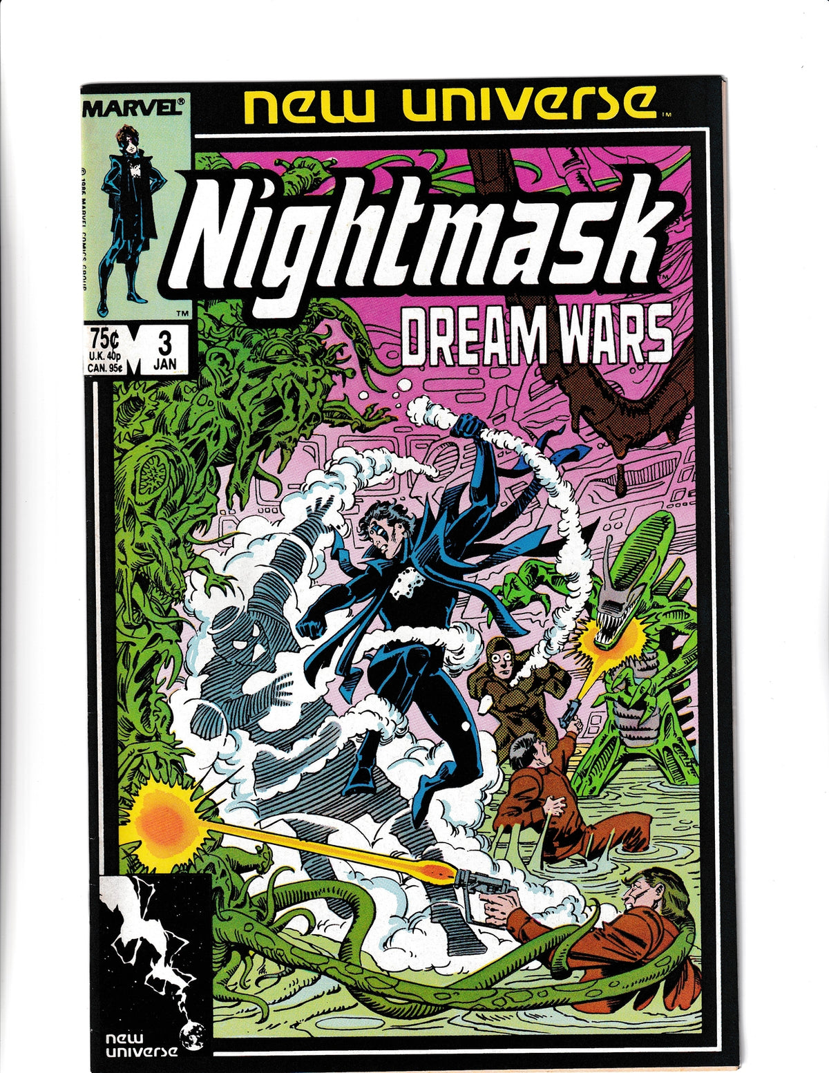 Nightmask #3 (1986) Marvel Comics