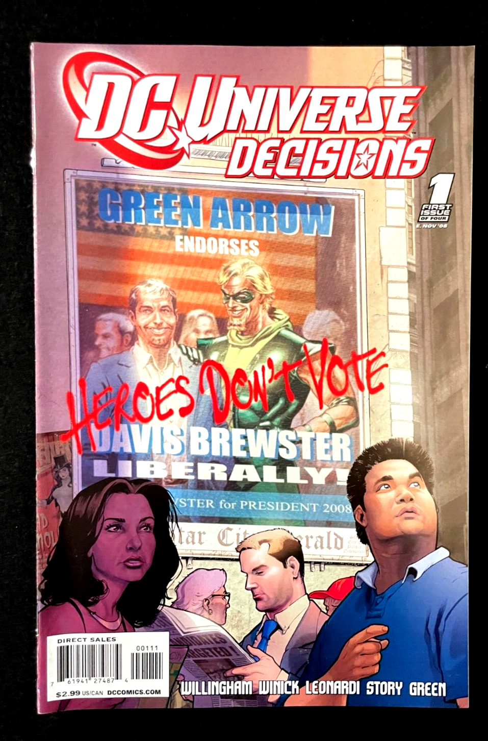 DC Universe: Decisions - Complete Set of 4 - #1-4 (2008) DC Comics