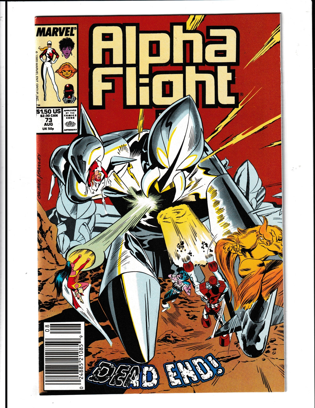 Alpha Flight #73 (1989) Marvel Comics SKU:1130