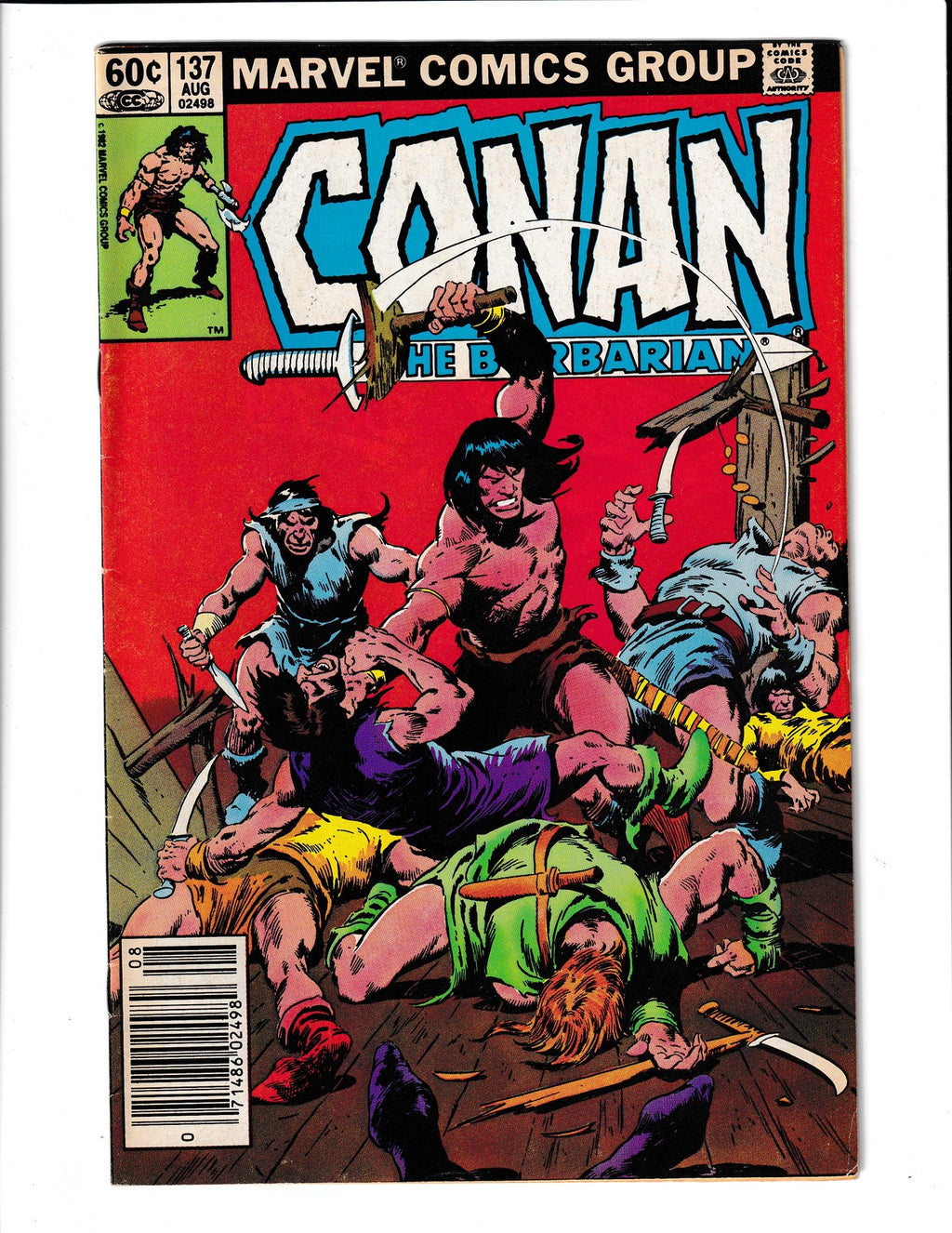 Conan the Barbarian #137 (1982) Buscema Marvel Comics SKU:3465