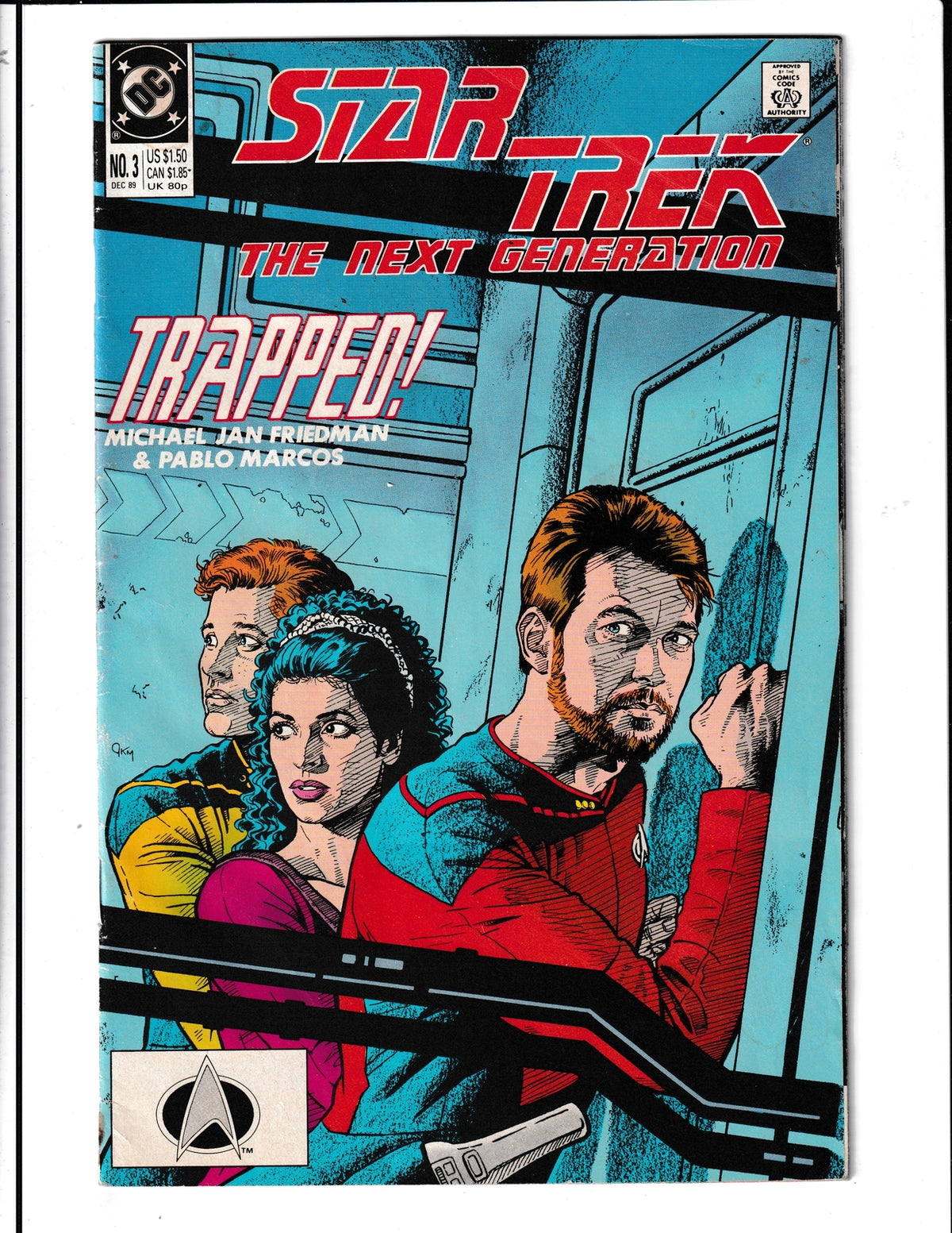 Star Trek: The Next Generation #3 (1989) DC Comics