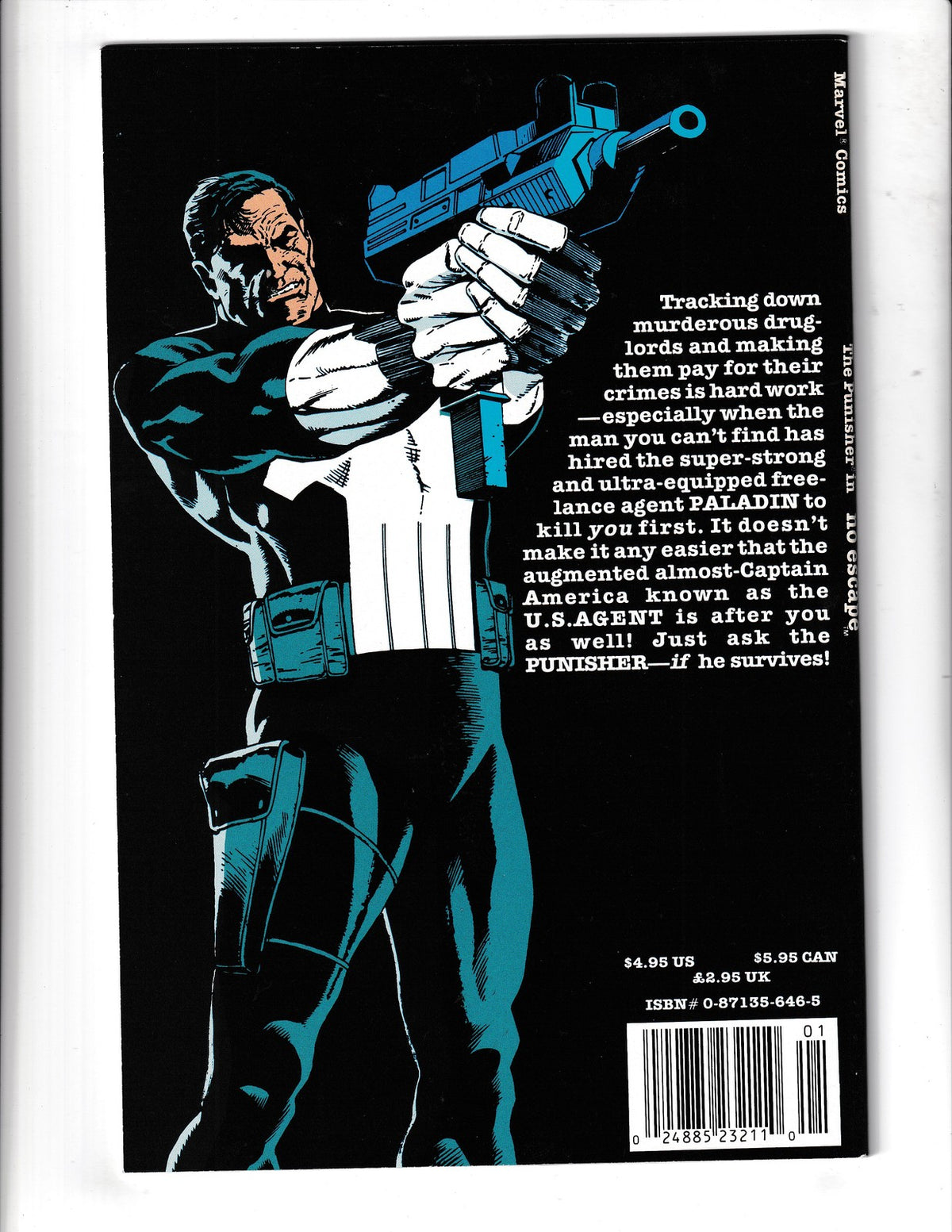 Punisher: No Escape #1 (1990) Higher Grade Marvel Comics