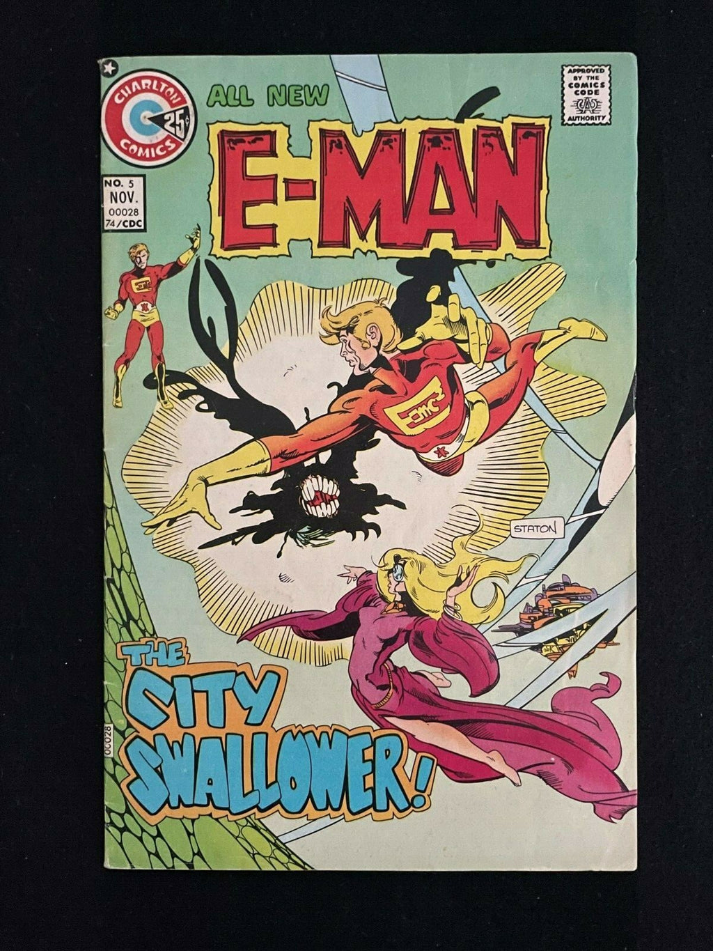 E-Man Issue #5 Charlton Comics Nov '74