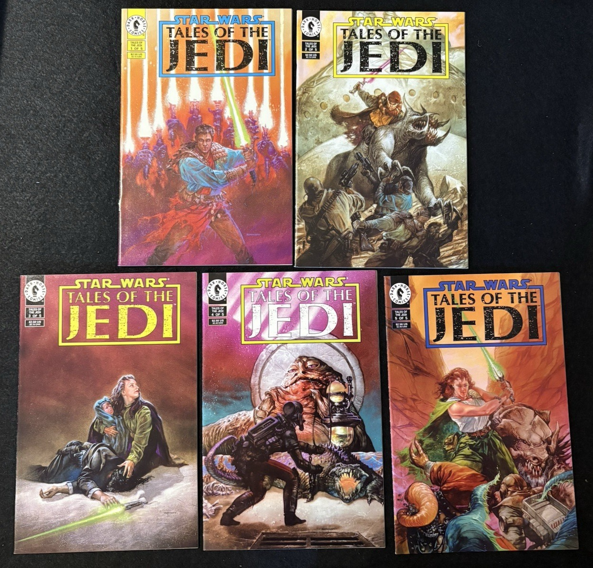 Star Wars: Tales of the Jedi #1-5 (1993) Complete Mini-Series Dark Horse Comics