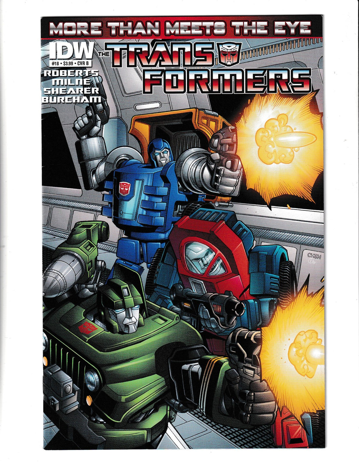 Transformers More Than Meets the Eye #18b (2013) B Cover IDW Comics