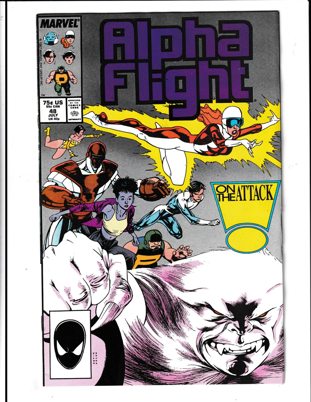 Alpha Flight #48 (1987) Marvel Comics SKU:1106