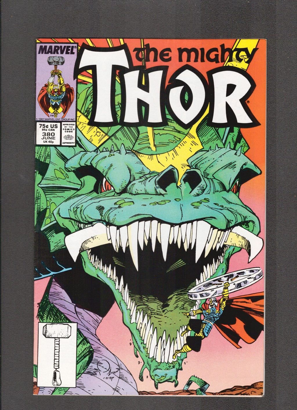 Thor #380 (1987) Walter Simonson - Sal Buscema Marvel Comics