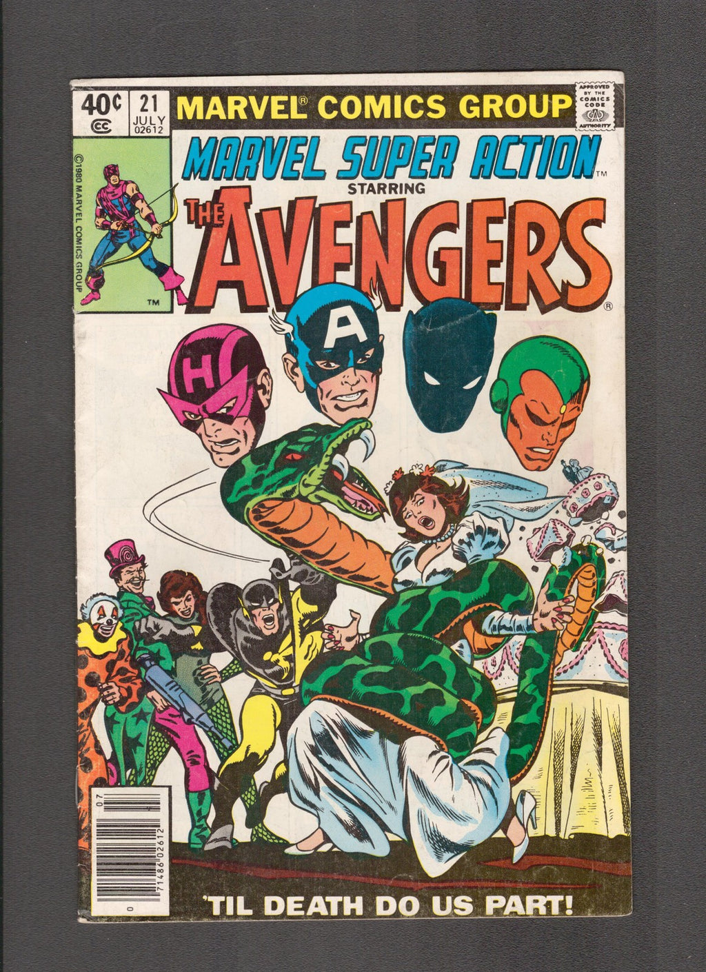 Marvel Super Action #21 (1980) John Buscema, Roy Thomas Marvel Comics