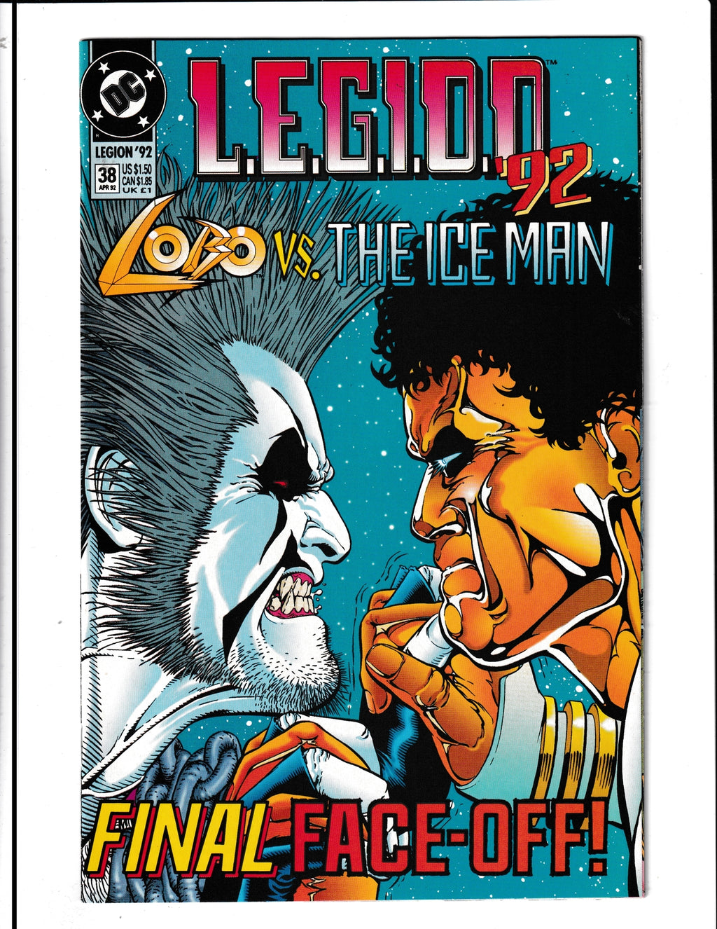 L.E.G.I.O.N.  #38 (1992) Lobo vs. Iceman DC Comics