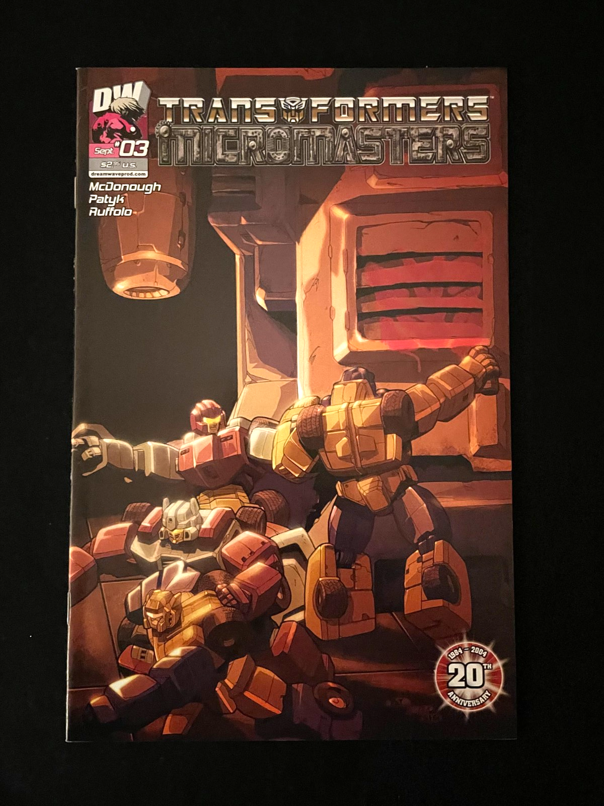 Transformers/Micromasters - Two Set of 4 both A & B covers #1-4 (2004) Dreamwave