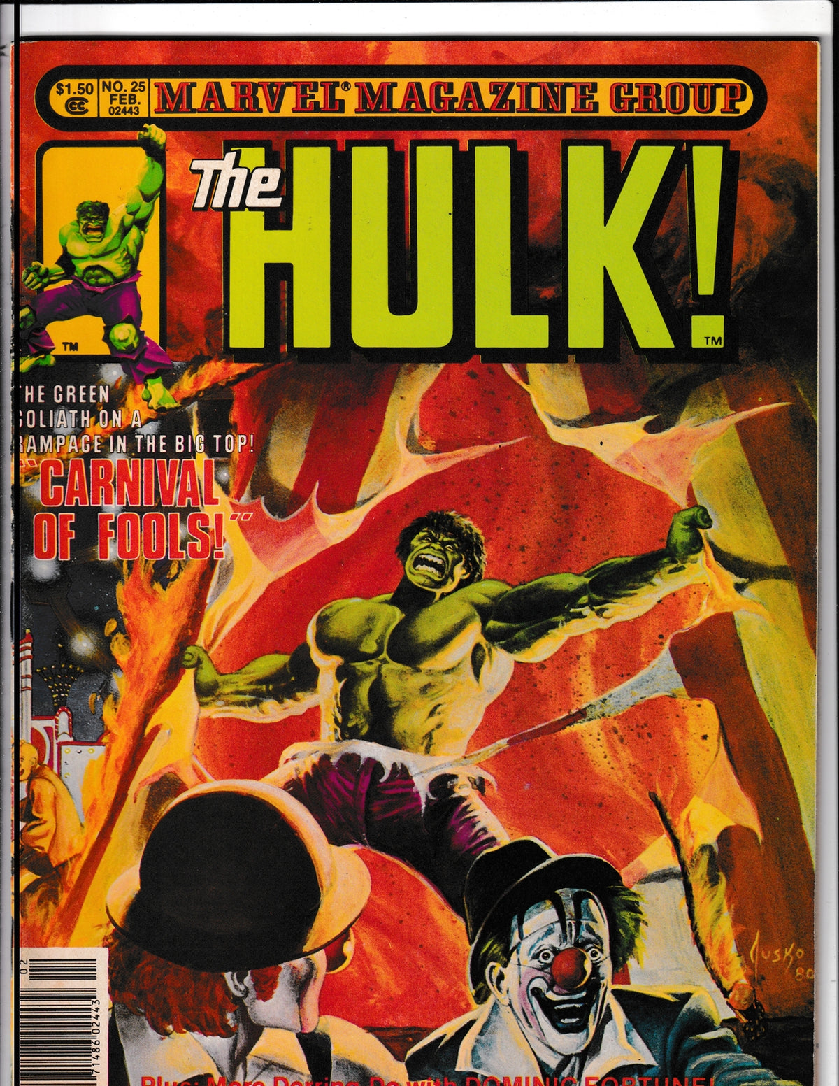 HULK! #25 (1981) Rampaging Hulk Marvel Comics