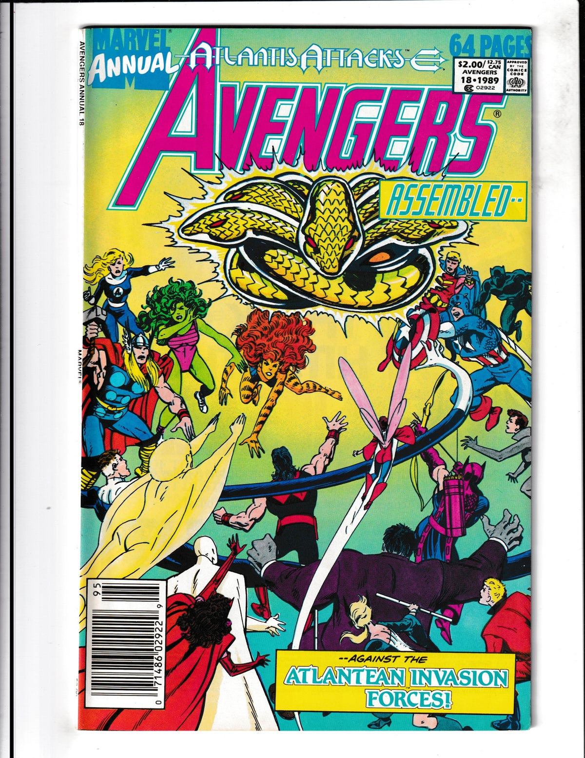 Avengers Annual #18 (1989) Marvel Comics SKU:1372