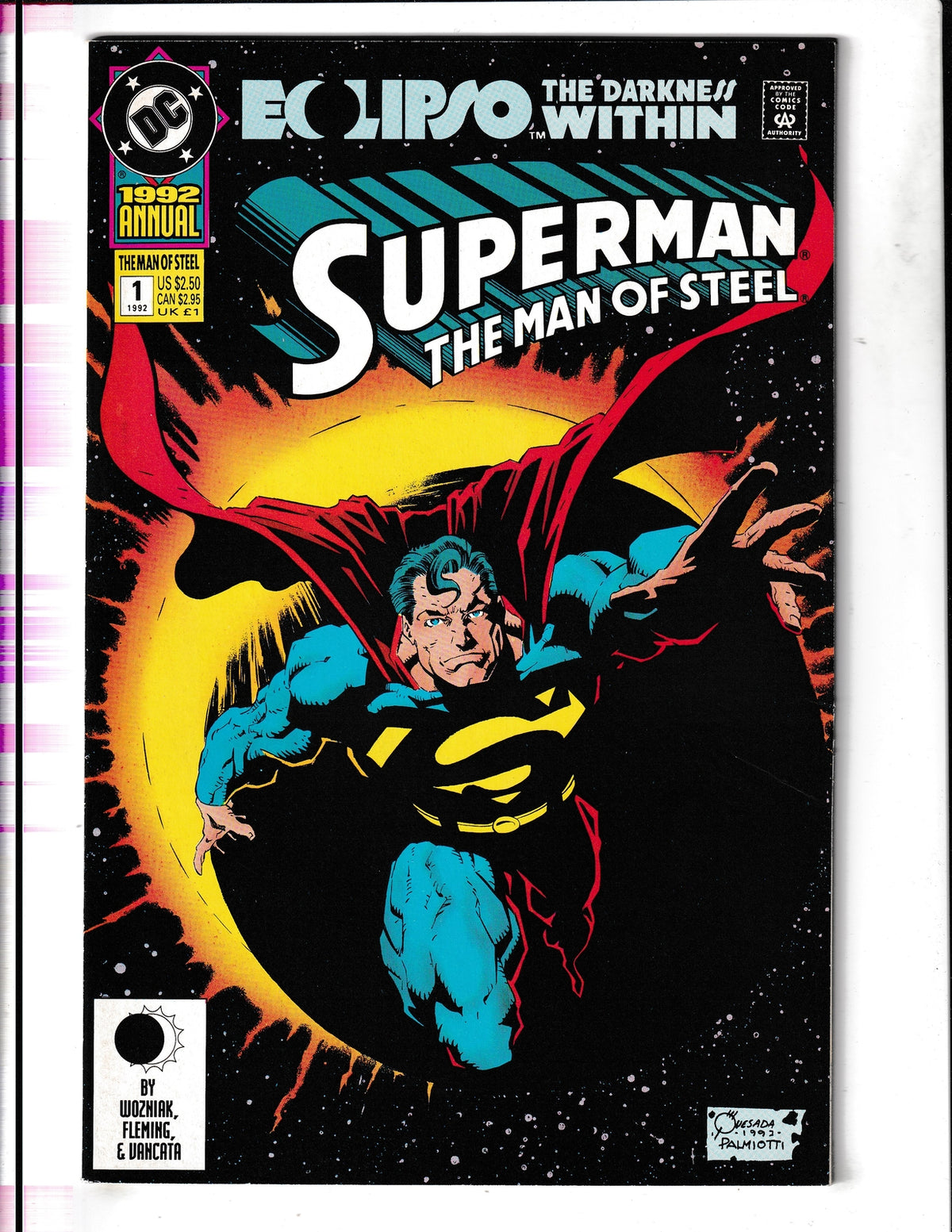 Superman: The Man of Steel Annual #1 (1992) DC Comics