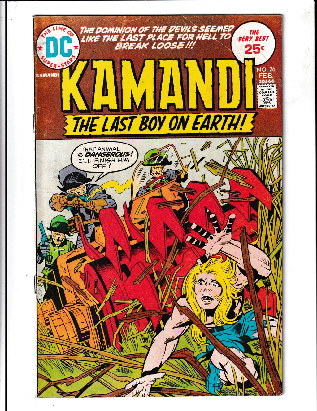 Kamandi, The Last Boy On Earth #26 (1975) DC Comics SKU:1311
