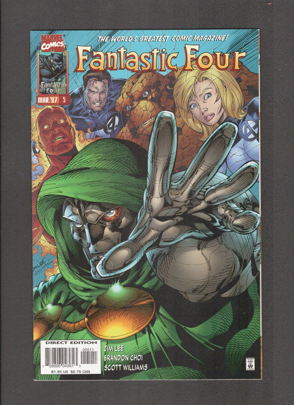 Fantastic Four #5 (1997) Jim Lee Marvel Comics