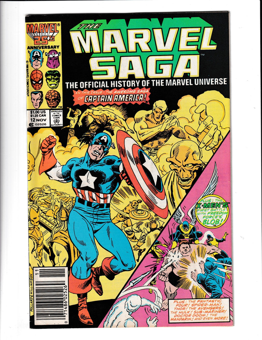 Marvel Saga #12 (1986) Captain America Marvel Comics