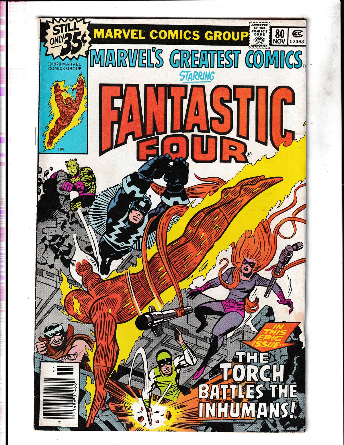 Marvel's Greatest Comics #80 (1978) Fantastic Four Marvel Comics