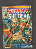 Shanna the She-Devil #5 (1973) John Romita, 1st Nekra, Last Issue Marvel Comics