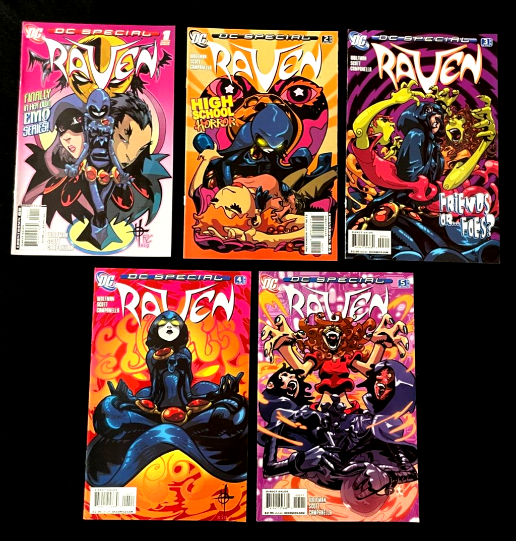 DC Special: Raven - Complete Set of 5 #1-5 (2008) DC Comics