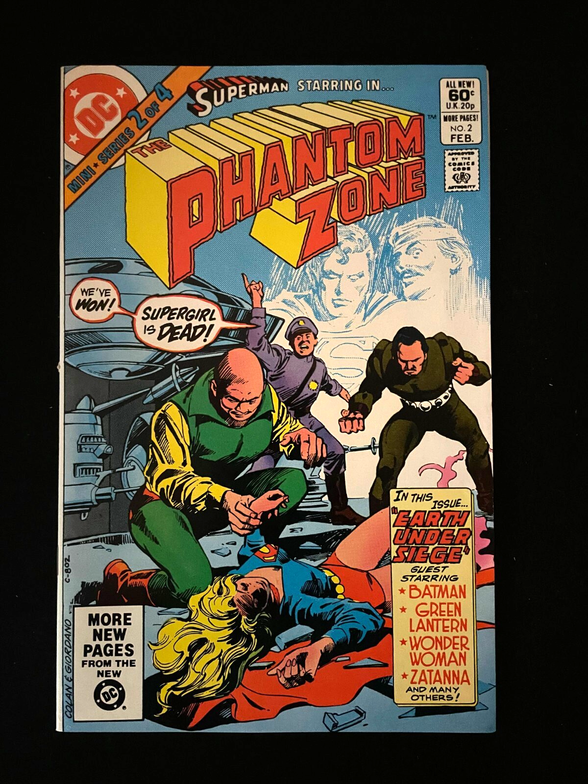 Phantom Zone - Complete Set of 4 - #1-4 (1982) DC SKU:2736