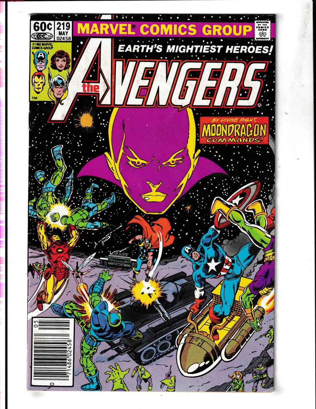 Avengers #219 (1982) Bob Layton, Jim Shooter Marvel Comics