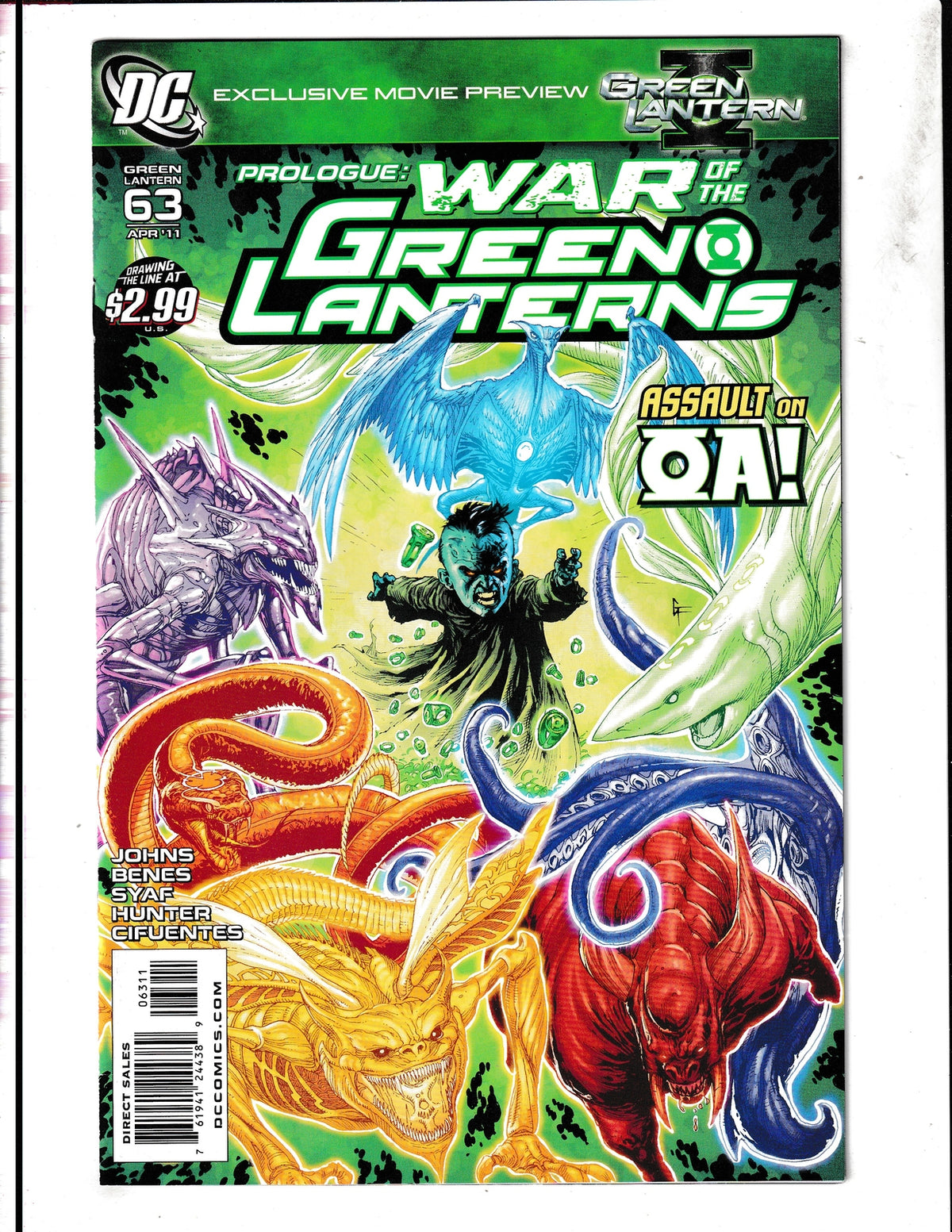 Green Lantern #63 (2011) DC Comics