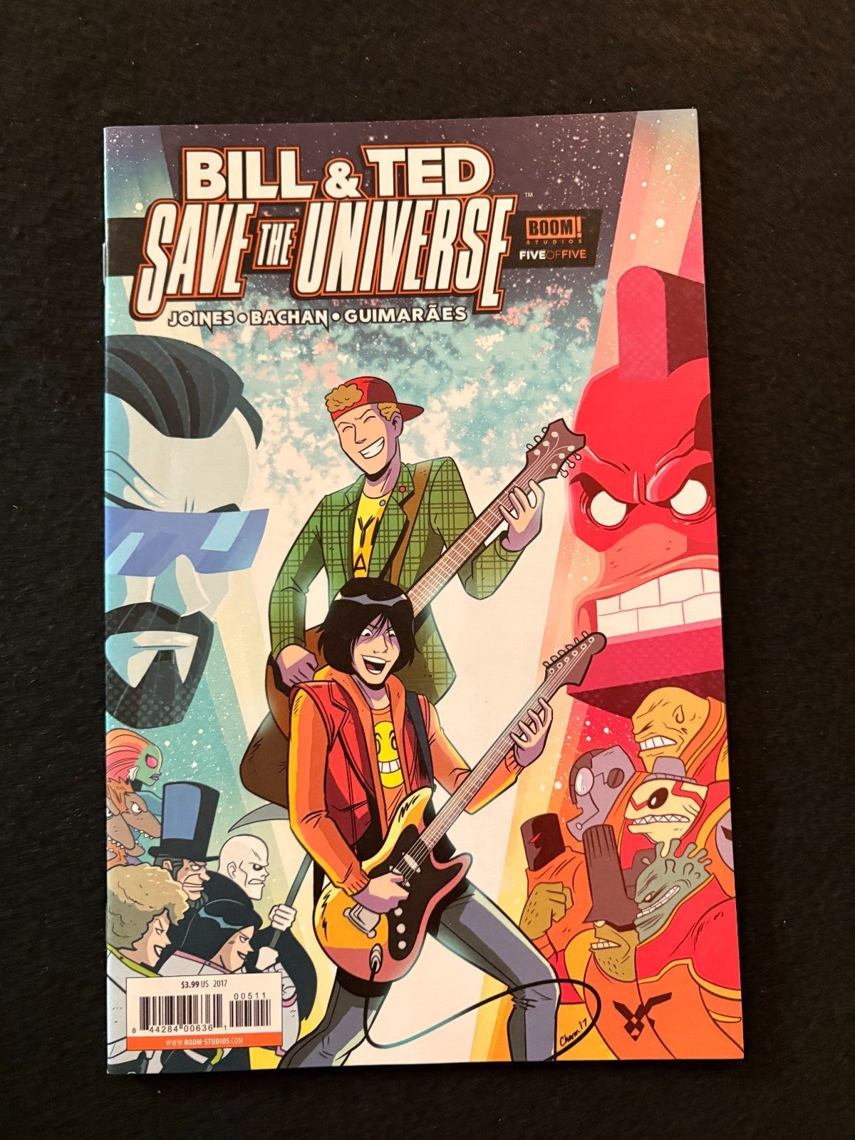 Bill & Ted: Save the Universe Complete Set of 5 #1-5  (2017-18) BOOM