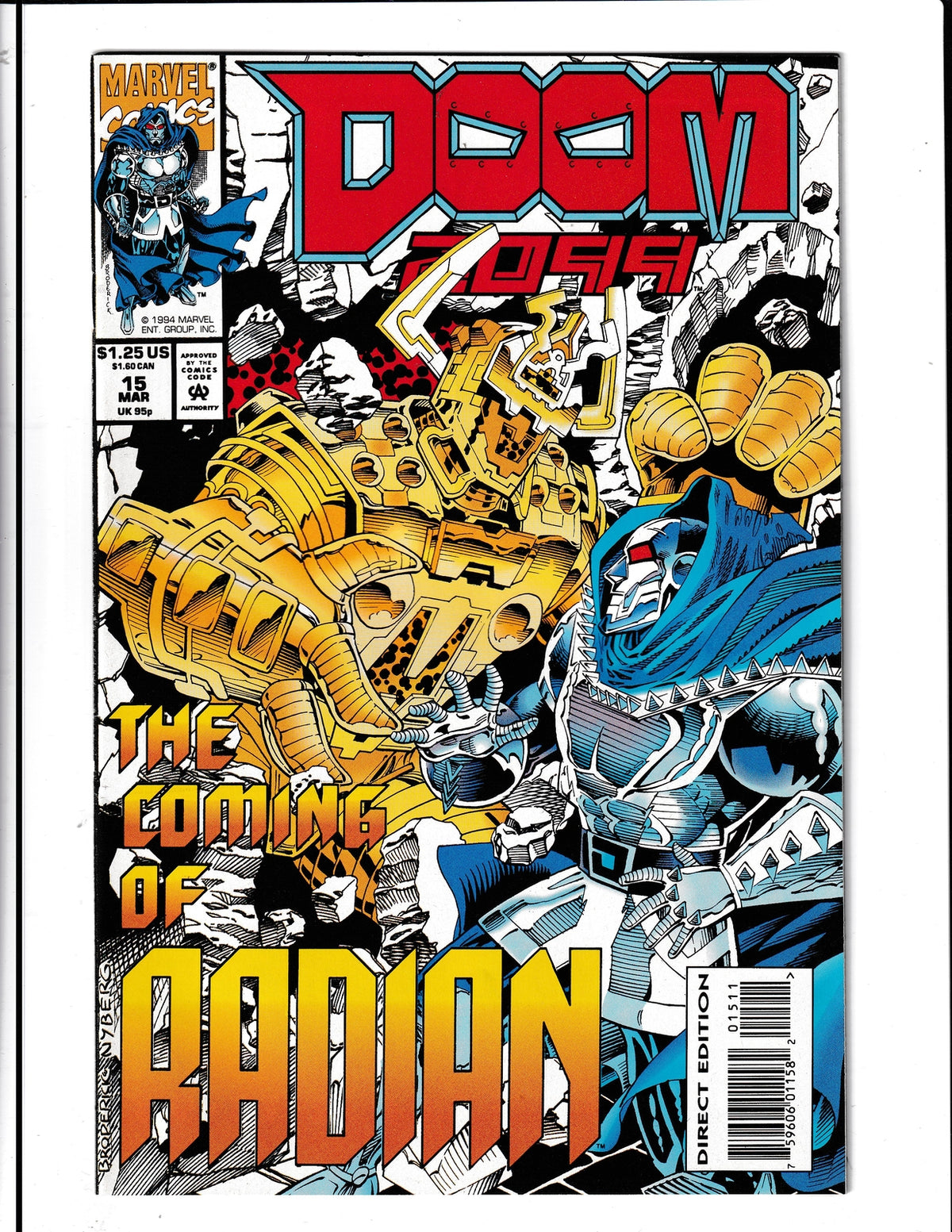 Doom 2099 #15 (1994) 1st Appearance of Radian Marvel Comics