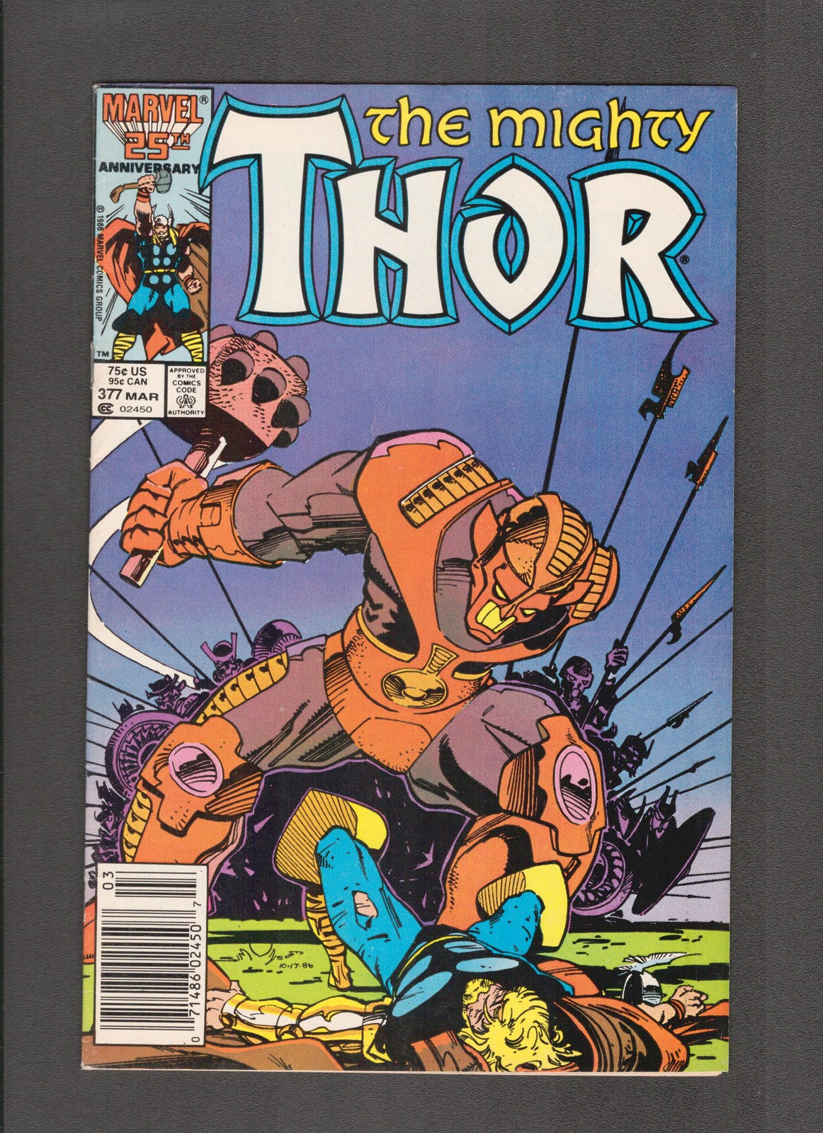 Thor #377 (1987) Sal Buscema, Walter Simonson Marvel Comics