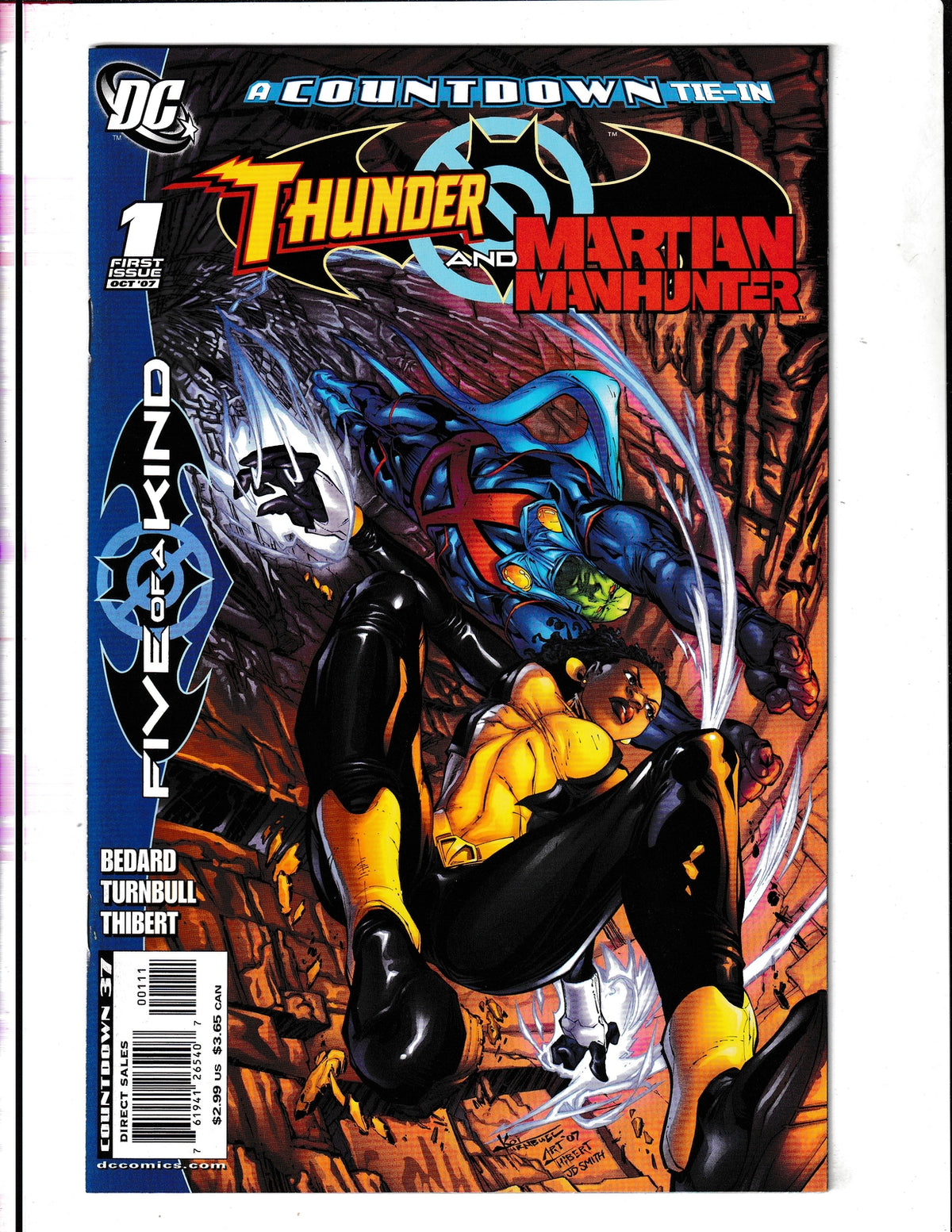 Outsiders: Five of a Kind #1 (2007) Thunder & Martian Manhunter DC Comics
