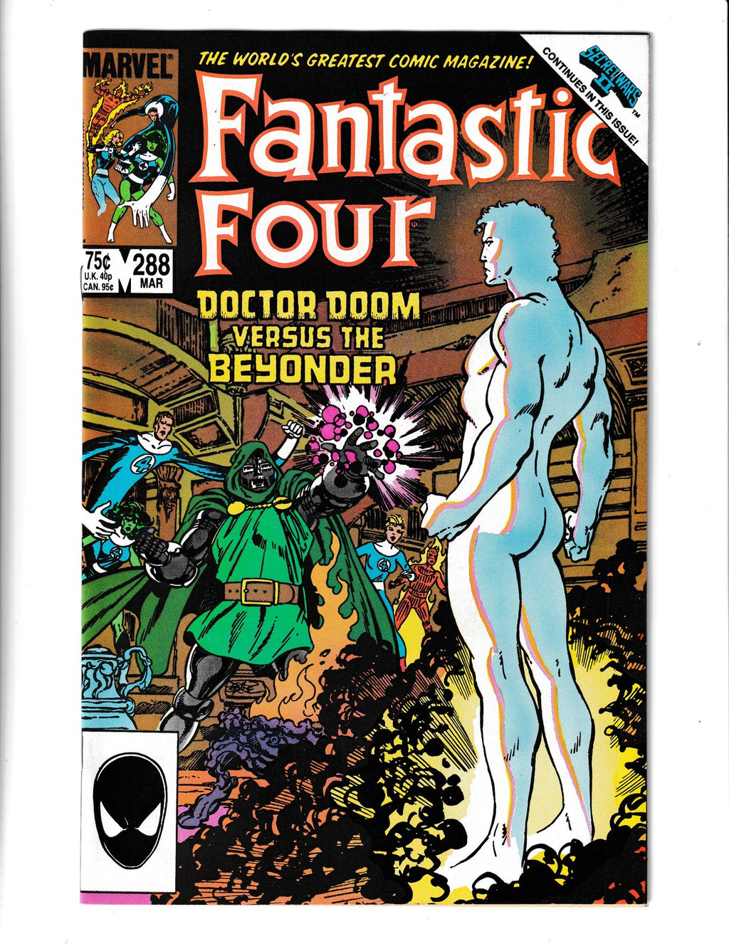 Fantastic Four #288 (1986) Higher Grade Marvel Comics