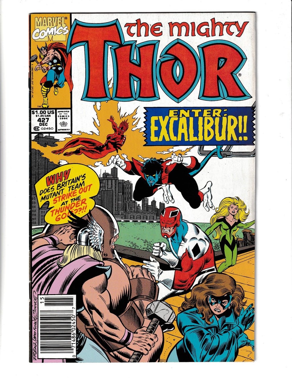 Thor #427 (1990) Marvel Comics