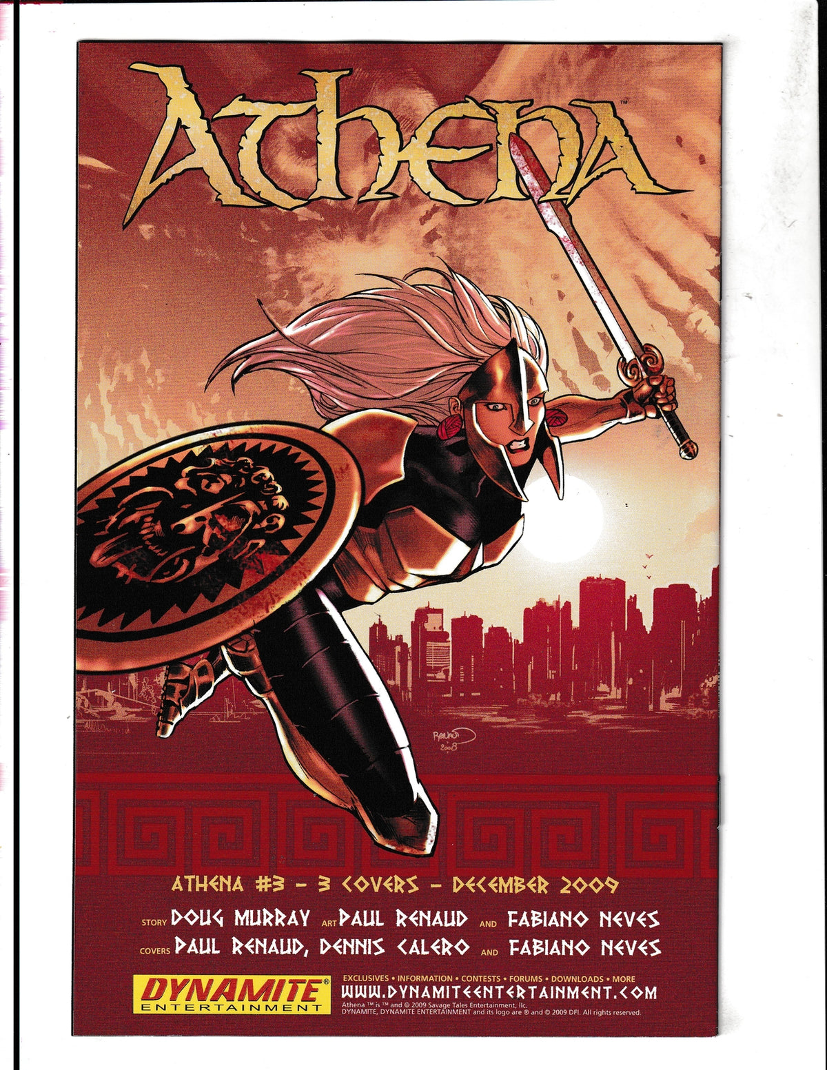Athena #2 (2009) Dynamite Comics