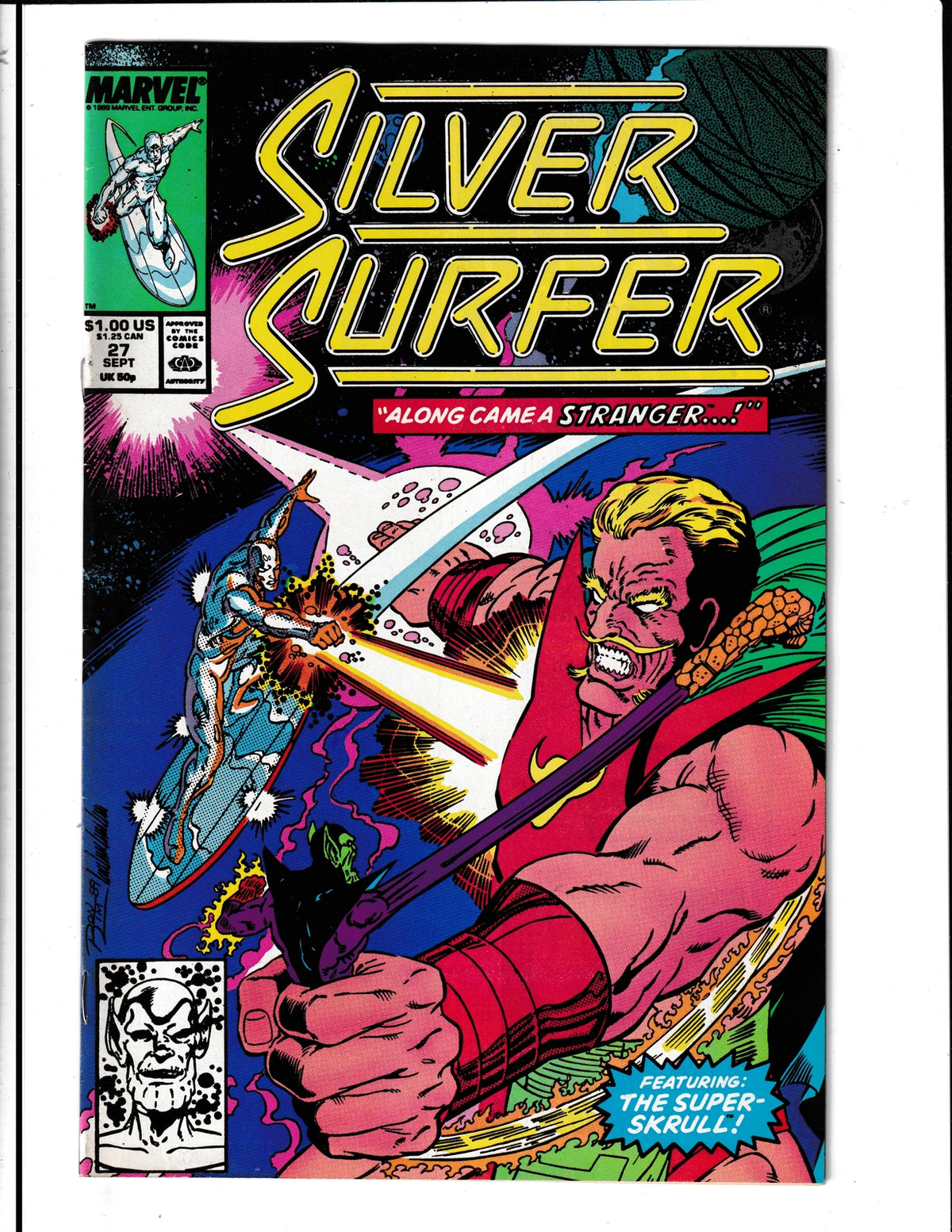 Silver Surfer #27 (1989) "R Complex" Marvel Comics