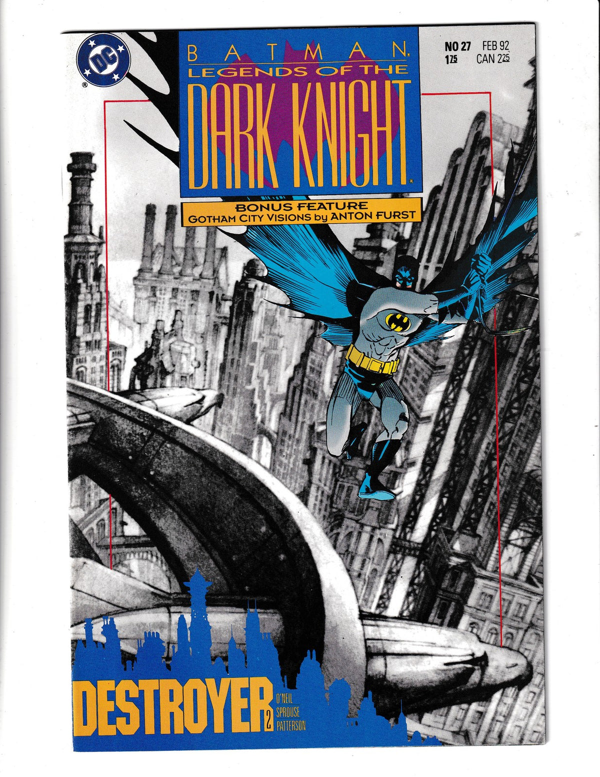 Batman: Legends of the Dark Knight #27 (1992) Higher Grade DC Comics