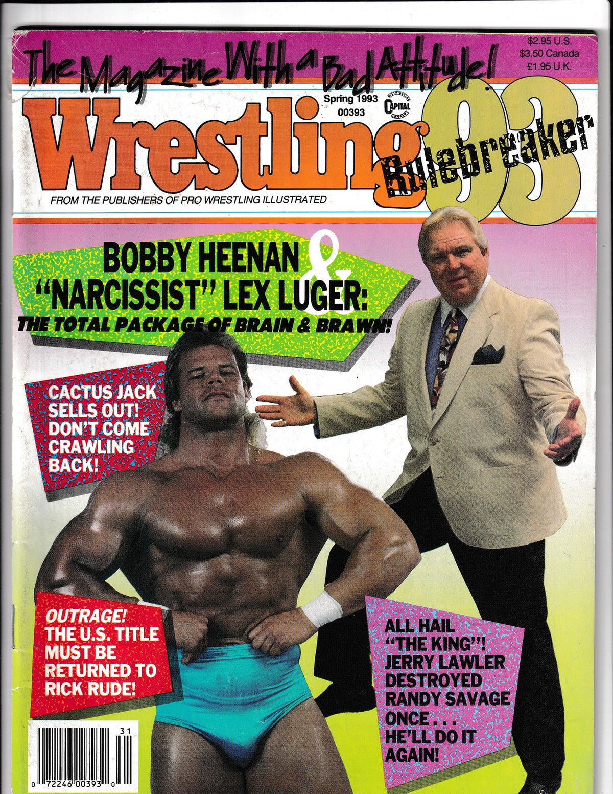 Wrestling 93 #Spring (1993) Cactus Jack  Comics