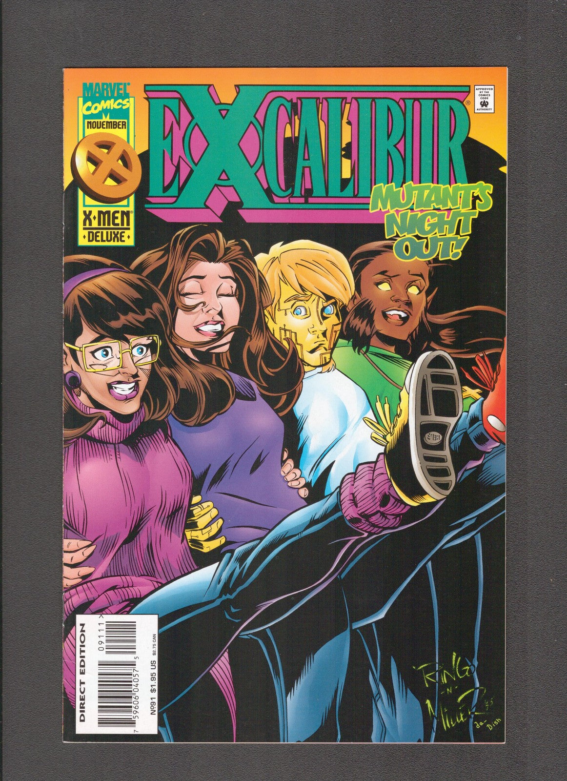 Excalibur #91 (1995) Mike Miller Marvel Comics
