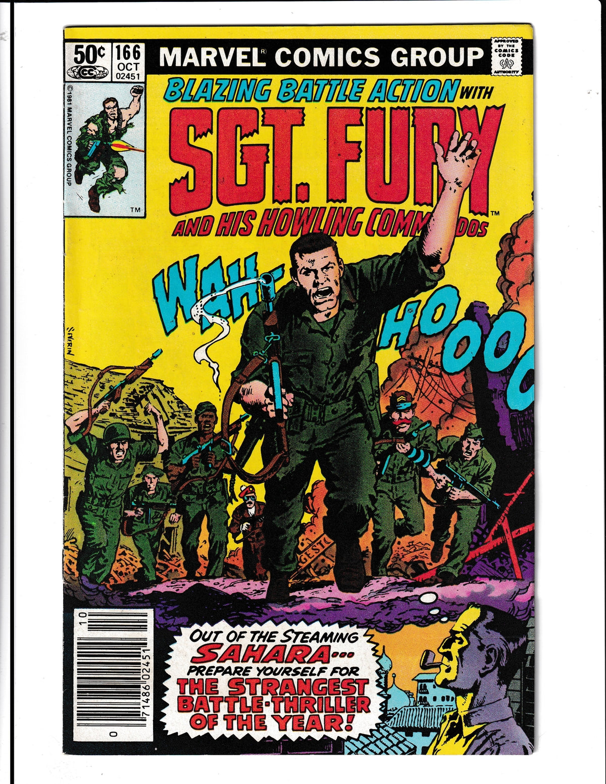 Sgt. Fury and His Howling Commandos #166 (1981) Marvel Comics
